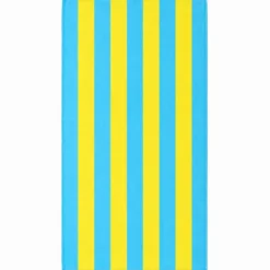 Telo Mare Spugna Velour Marina Blu/Giallo 90 x 170