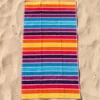 Telo Mare Spugna Velour Rayas Multicolor 90 x 165