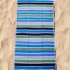 Telo Mare Spugna Velour Rayas Blu 90 x 165