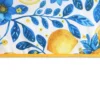 Tovaglia Antimacchia Hydro Frutta Disegno 1 Limoni e fiori blu 140 x 140