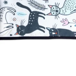 Tovaglia Antimacchia Hydro Pet Disegno 3 Gatti e Fiori 140 x 230