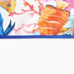 Tovaglia Antimacchia Hydro Sea Disegno 3 Pesci Multicolore 140 x 230