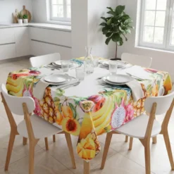 Tovaglia antimacchia Kiki Classic Frutta 140x140