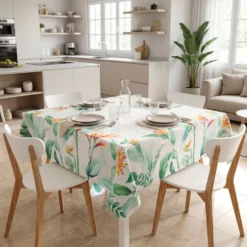 Tovaglia antimacchia Kiki Classic Fiori 140x140