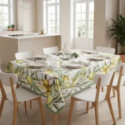 Tovaglia antimacchia Kiki Classic Olive 140x180