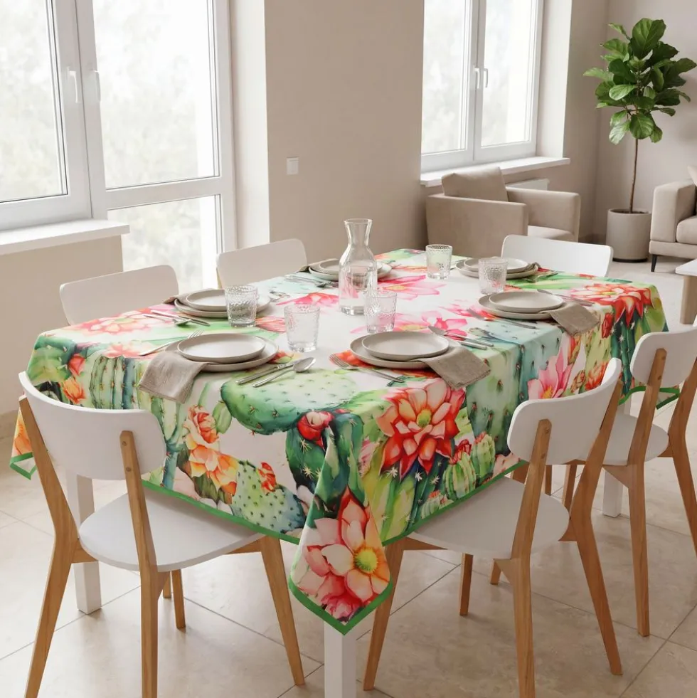 Tovaglia antimacchia Kiki Classic Cactus 140x180