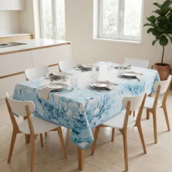Tovaglia antimacchia Kiki Mare Coralli Pesci Azzurri 140x180