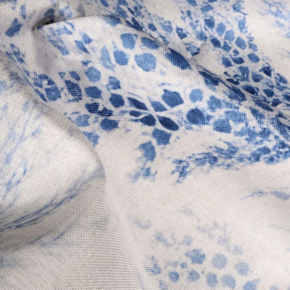 Tovaglia antimacchia Kiki Mare Coralli Mosaico Azzurri 140x140