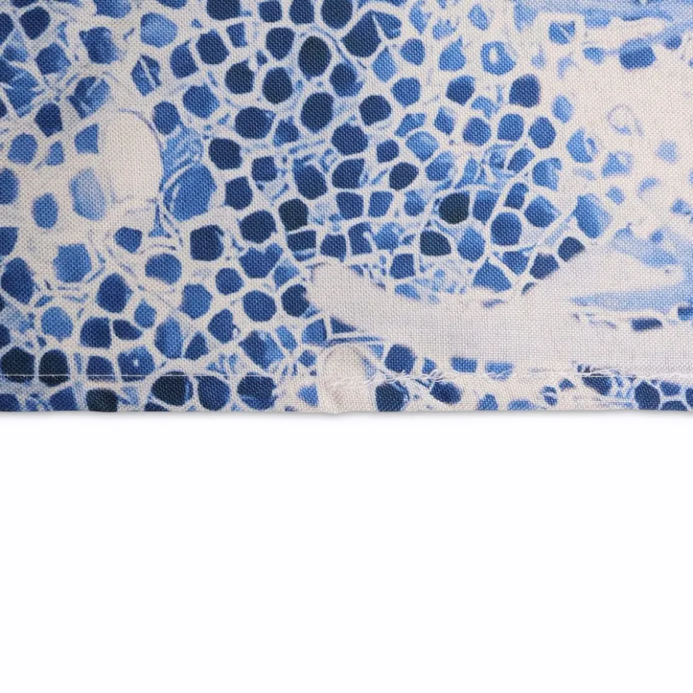 Tovaglia antimacchia Kiki Mare Coralli Mosaico Azzurri 140x240