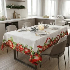 Tovaglia antimacchia Kiki XMAS Palle di Natale 140 x 240
