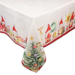 Tovaglia antimacchia Kiki XMAS Gnometti 140 x 320