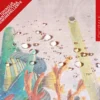 Tovaglia antimacchia Kiki XMAS Fiocchi e Campane 140 x 140