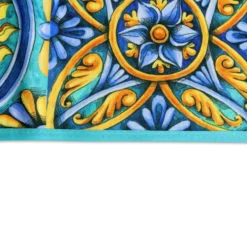 Tovaglia Antimacchia Splash Carmela Maiolica Acquamarina 140 x 230