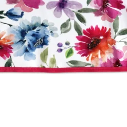 Tovaglia Antimacchia Splash Millefiori Rosa 140 x 180