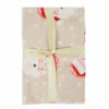 Tovaglia Magic Natale ASS. 6 Babbi fondo Beige 130 x 450