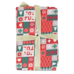 Tovaglia Magic Natale ASS. 4 Festa Geometrico 130 x 230