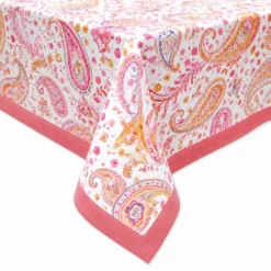 Tovaglia Resinata stampa digitale sailor cashmere Rosa 140 x 240