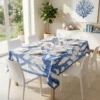 Tovaglia Resinata Stampa digitale Anastasia Sail Coral Blu 140 x 240