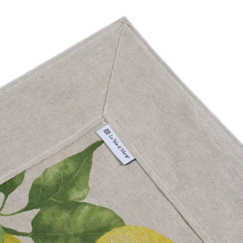Tovaglietta Americana in Cotone fondo Limoni