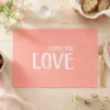 Tovaglietta Americana Spring I Love You