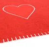 Tovaglietta in Pannolenci ricamato Cuore