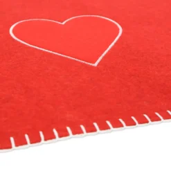 Tovaglietta in Pannolenci ricamato Cuore