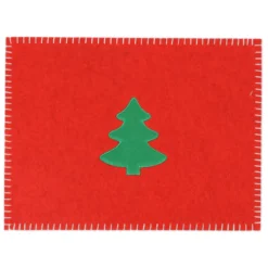 Tovaglietta in Pannolenci ricamato Albero