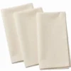 Tovagliolo su misura 100% Cotone grezzo Panama Cavalieri Panna