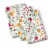 Tovagliolo su misura Fiori Primavera Acquerello