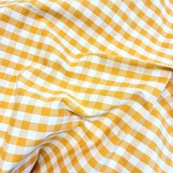Tovagliolo su misura Indanthreen quadretto medio Giallo