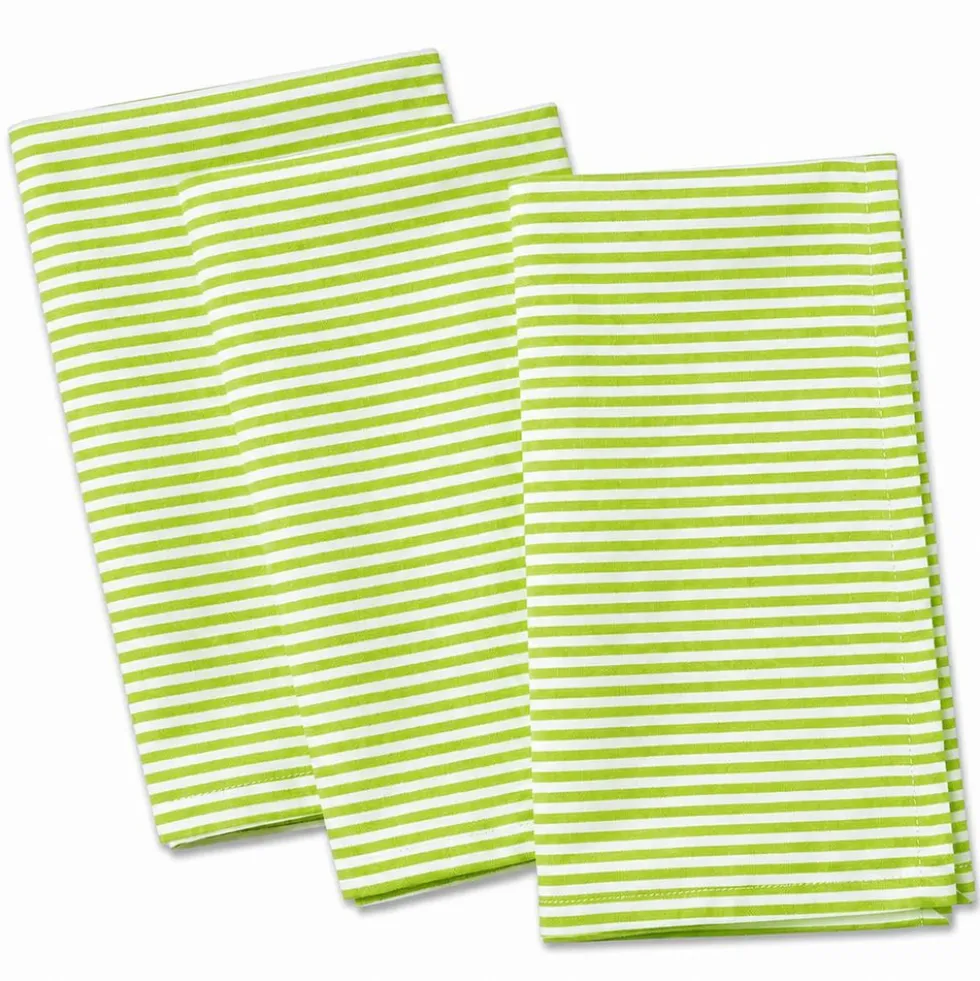 Tovagliolo su misura Indanthreen Righe Verde Lime