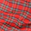 Tovagliolo su misura Tinto in filo Tartan Rosso