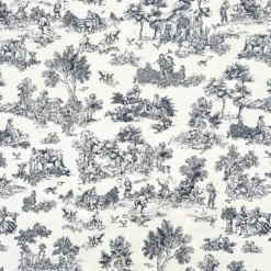 Tovagliolo su misura Toile de Jouy Blu