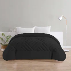 Trapunta matrimoniale Diaol Velvet Nero 260 x 260