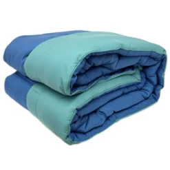 Trapunta matrimoniale Double face Double' Blu 260 x 260