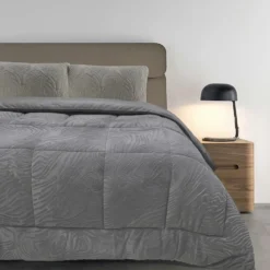 Trapunta Matrimoniale Luminus Grigio 260 x 260