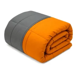 Trapunta Piumotta Arancio invernale 350 gr Matrimoniale