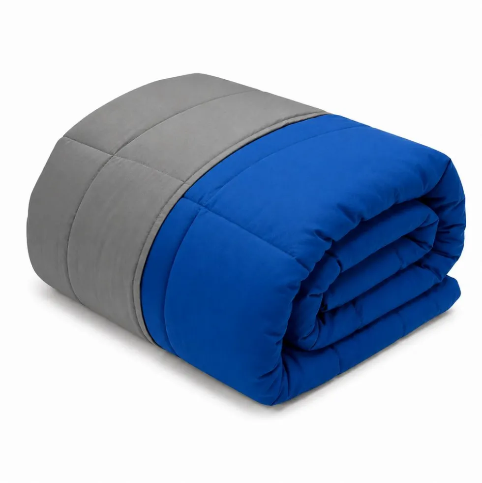 Trapunta Piumotta Blu invernale 350 gr Matrimoniale