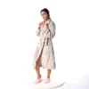 Vestaglia Abbraccio rasocashmere Tortora