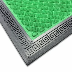 Zerbino Antiscivolo bordato Verde