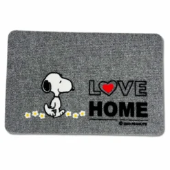 Zerbino grigio Snoopy Love home