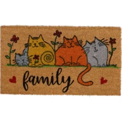 Zerbino in cocco Gatti Colorati Family